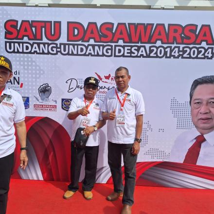 Pambakal Desa Surian Terlibat dalam Kegiatan Satu Dasawarsa Undang-undang Desa